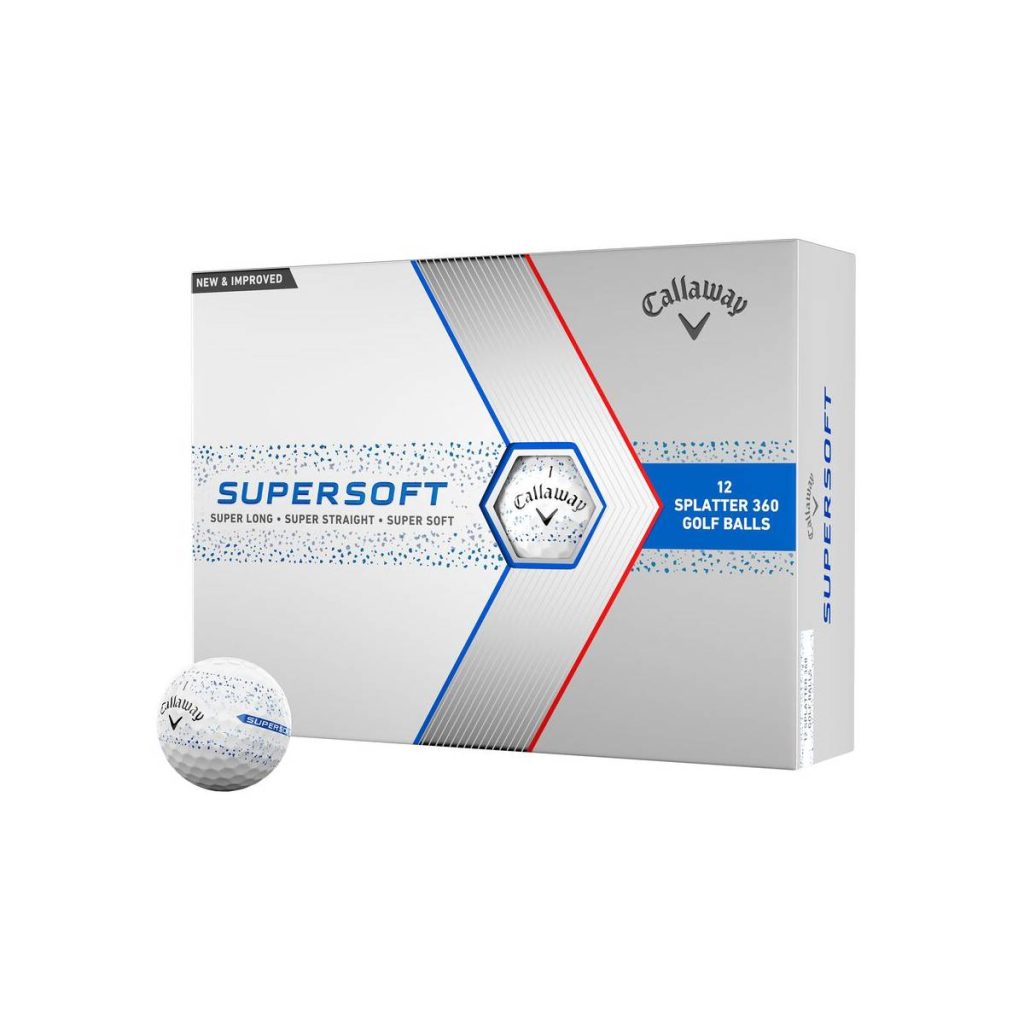 Pelotas Callaway SuperSoft Splatter Azul 360