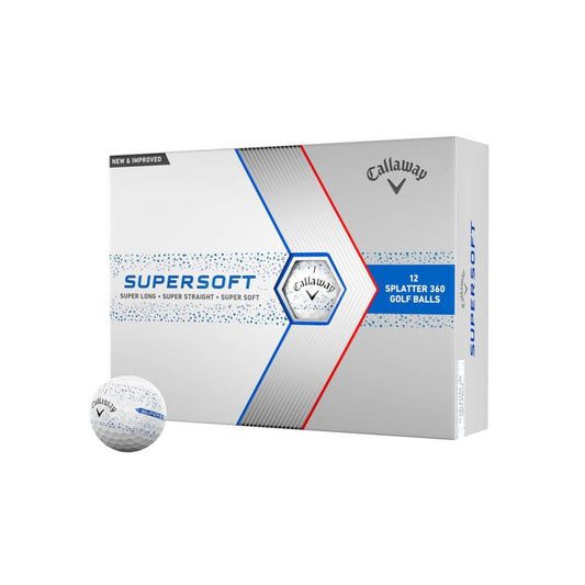 Pelotas Callaway SuperSoft Splatter Azul 360