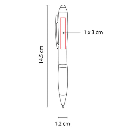 BOLÍGRAFO CON LUZ DRITE - Imagen Vectorial