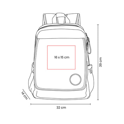MOCHILA TIKAL - Imagen Vectorial