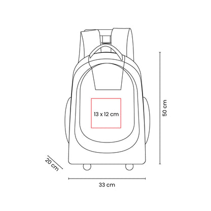 MOCHILA TROLLEY POLUX - Imagen Vectorial