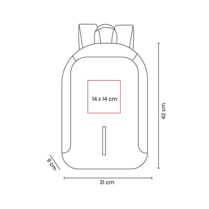 Mochila kongur – artículo promocional personalizado en Monterrey | PROMOTIENDA