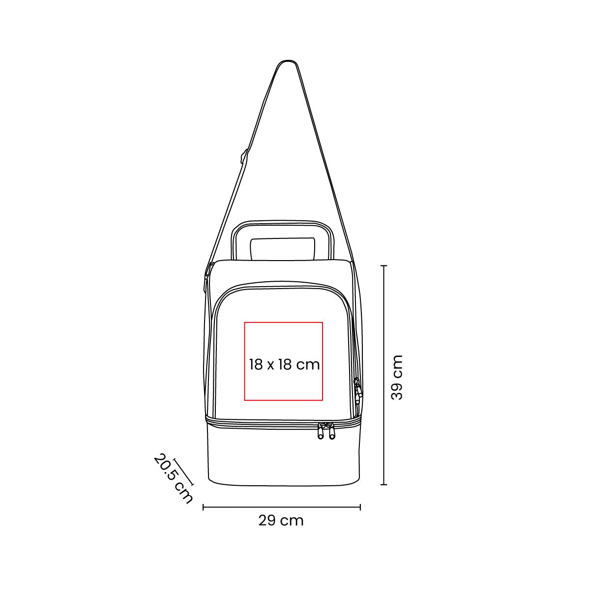 LONCHERA HIKER - Imagen Vectorial