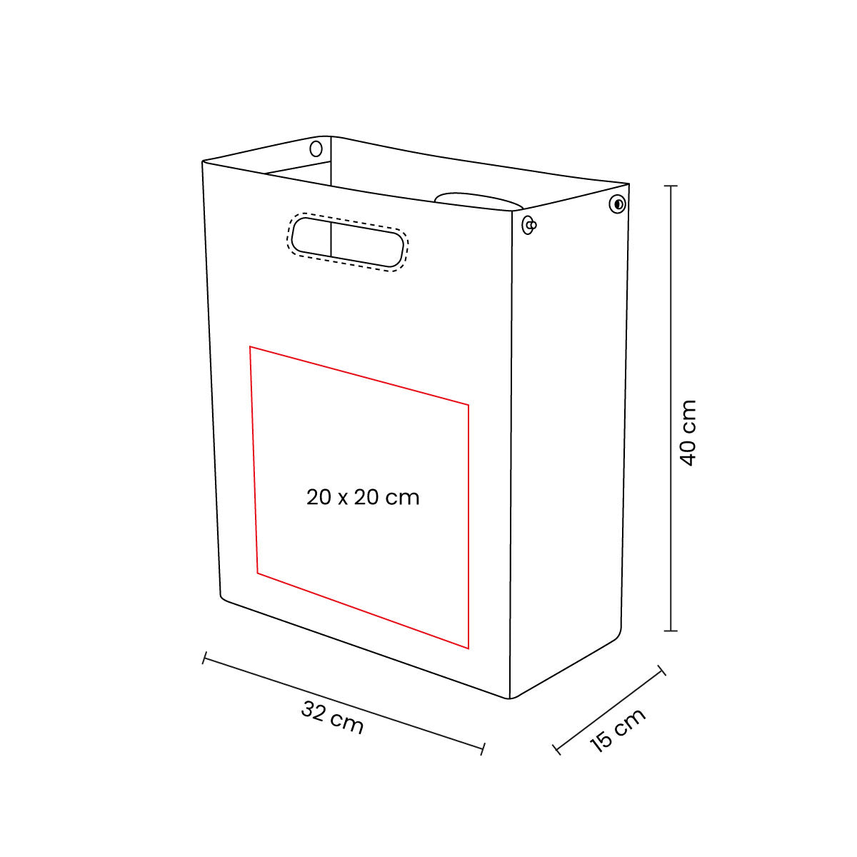 BOLSA GROSER - Imagen Vectorial