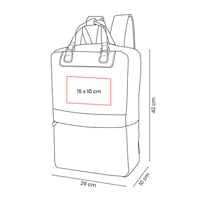 MOCHILA DUBLU - Imagen Vectorial