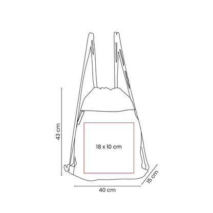 Bolsa-mochila zoka – artículo promocional personalizado en Monterrey | PROMOTIENDA