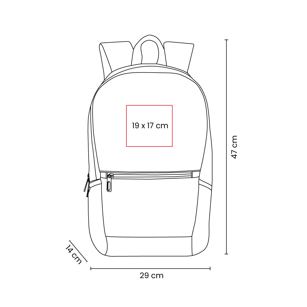 MOCHILA CAMERON - Imagen Vectorial