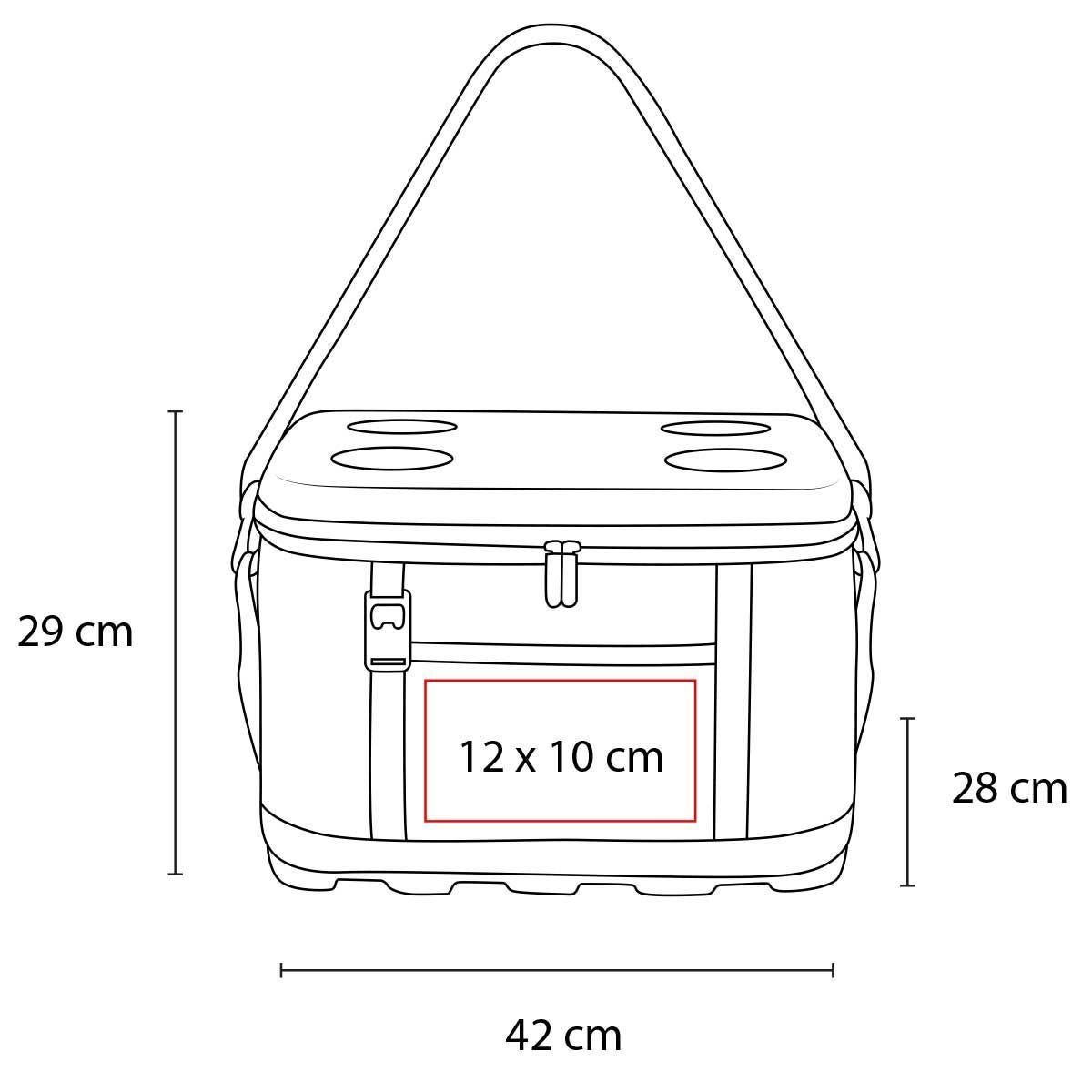 HIELERA COLAPSABLE KALET - Imagen Vectorial
