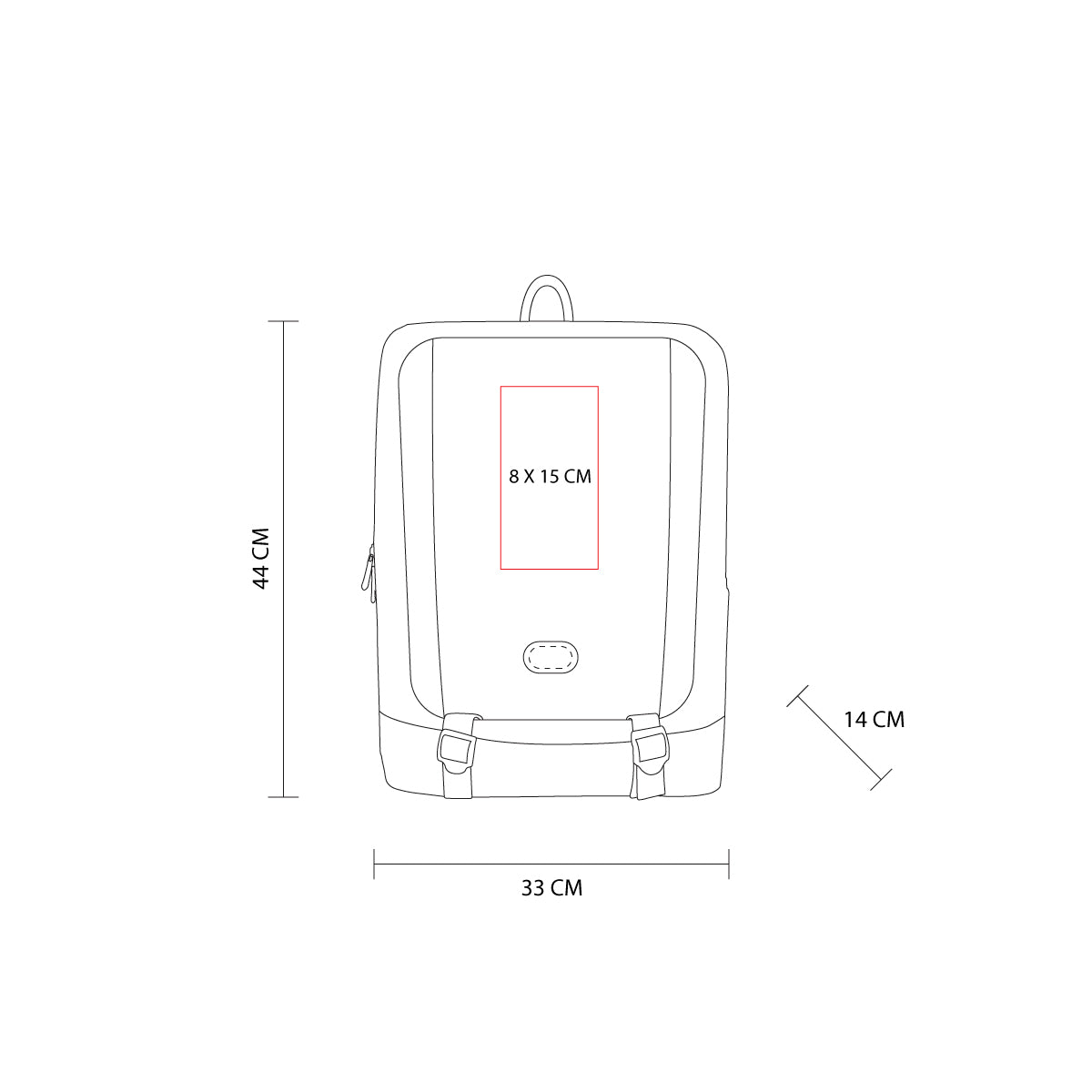 MOCHILA PETER - Imagen Vectorial