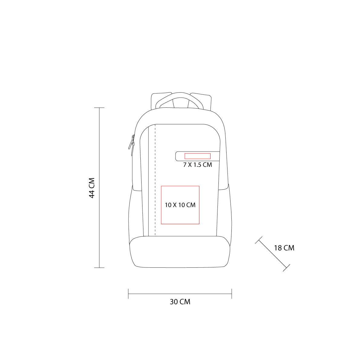 MOCHILA REMOS - Imagen Vectorial