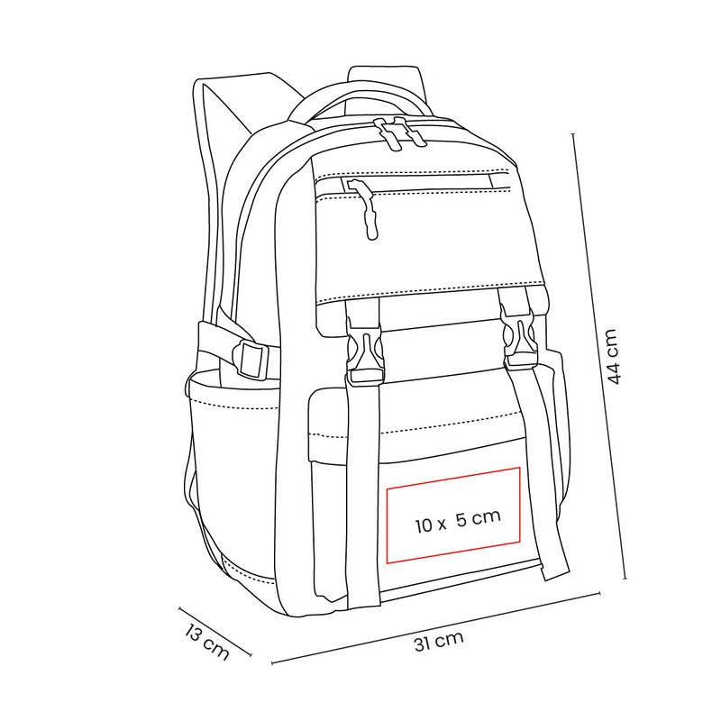 Mochila oranssi – artículo promocional personalizado en Monterrey | PROMOTIENDA