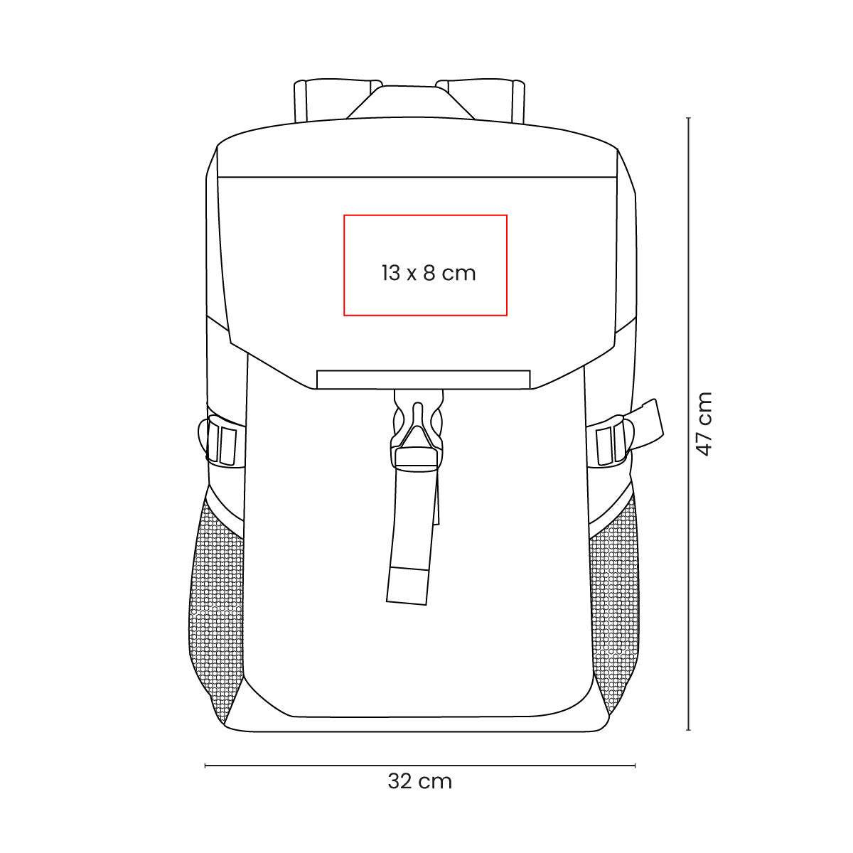 MOCHILA IKER - Imagen Vectorial