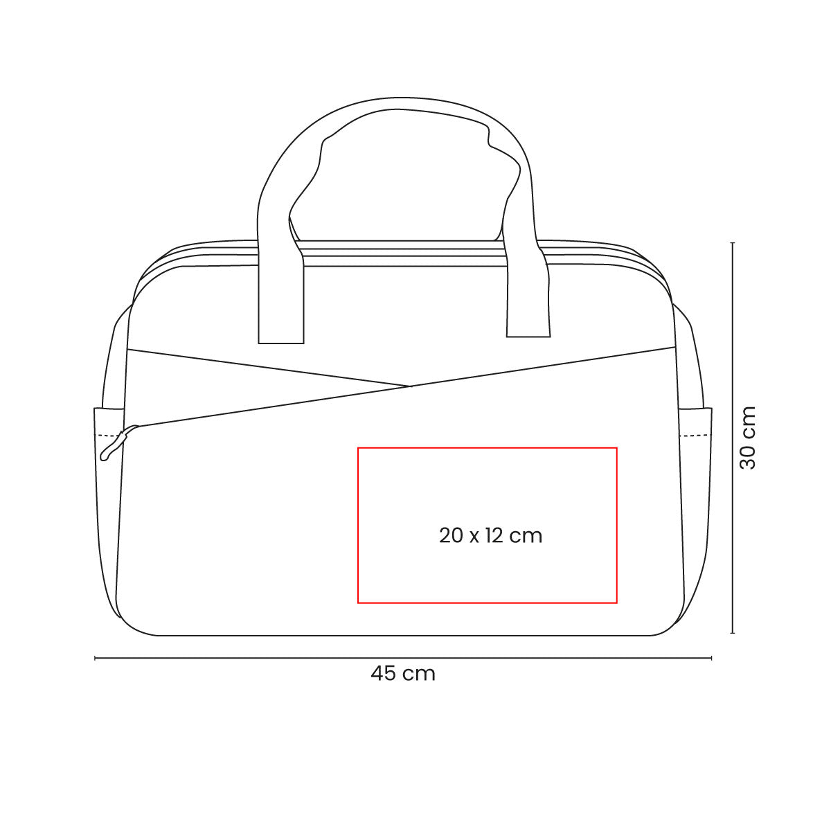 MALETA TERVED - Imagen Vectorial