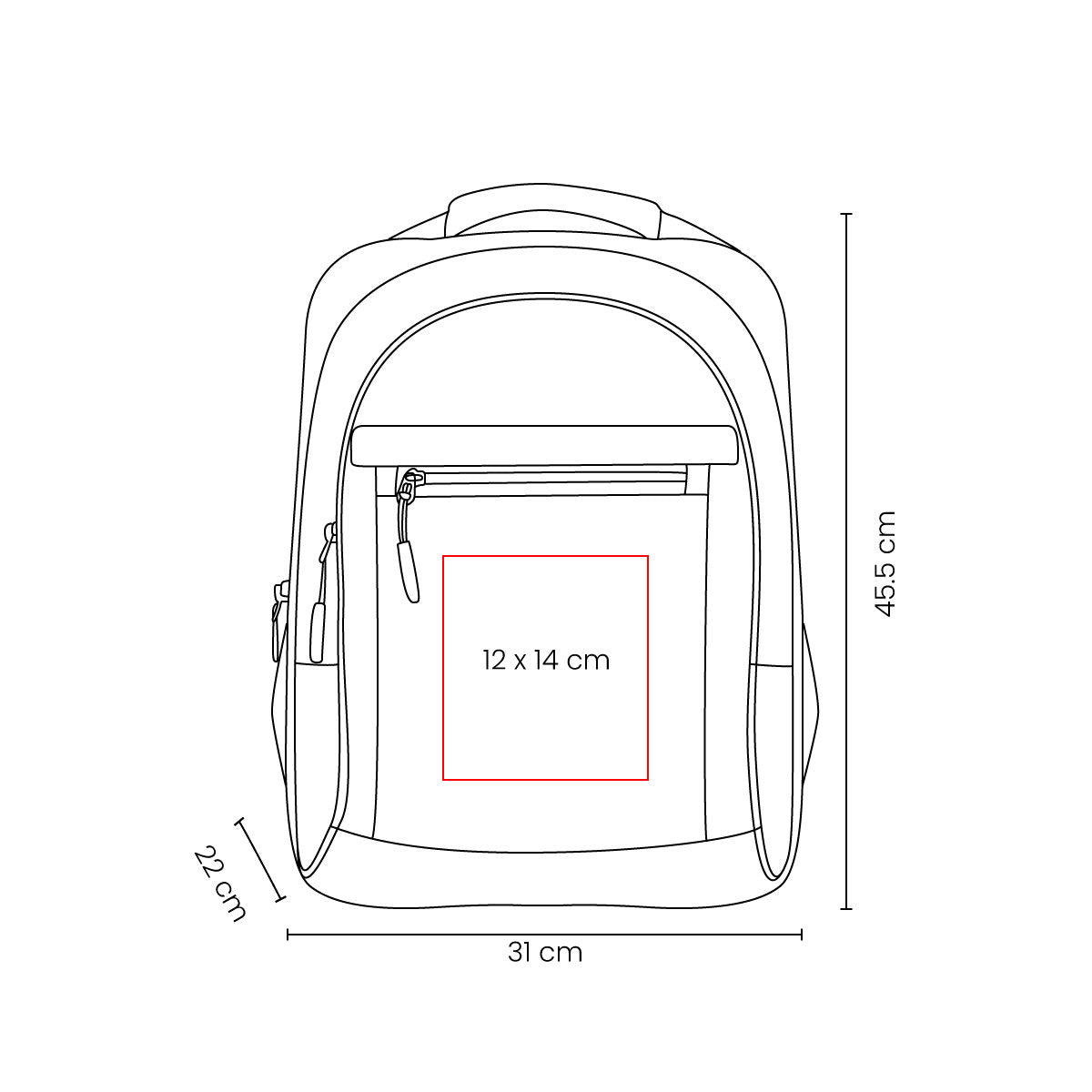 MOCHILA ASKEL - Imagen Vectorial