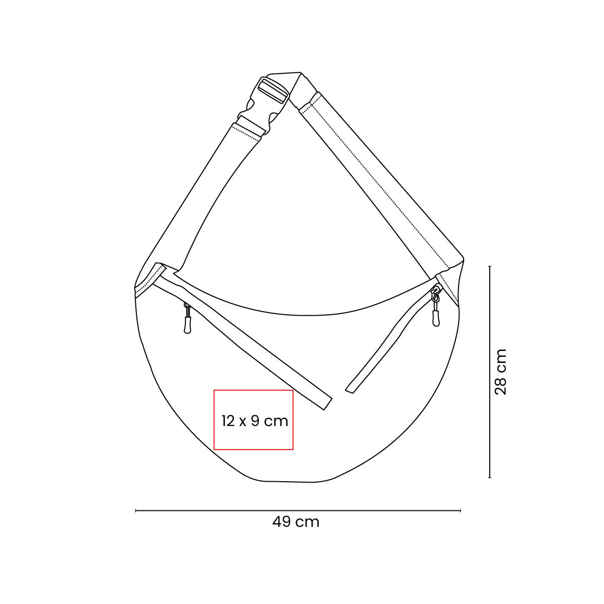 BOLSA DE VIAJE MOON - Imagen Vectorial