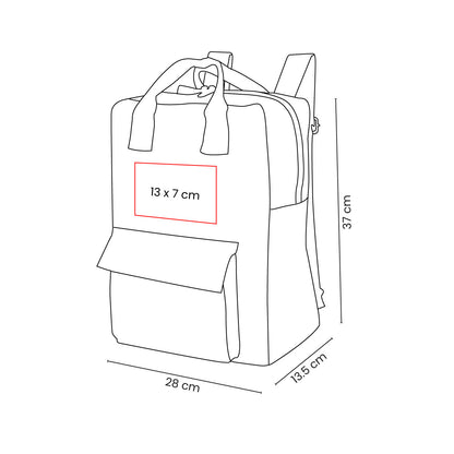 MOCHILA KIRAN - Imagen Vectorial
