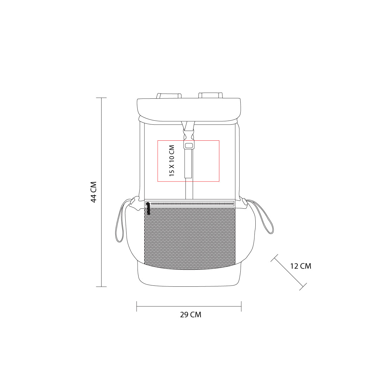 MOCHILA ANTUR - Imagen Vectorial