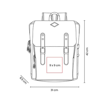 Mochila skadi – artículo promocional personalizado en Monterrey | PROMOTIENDA