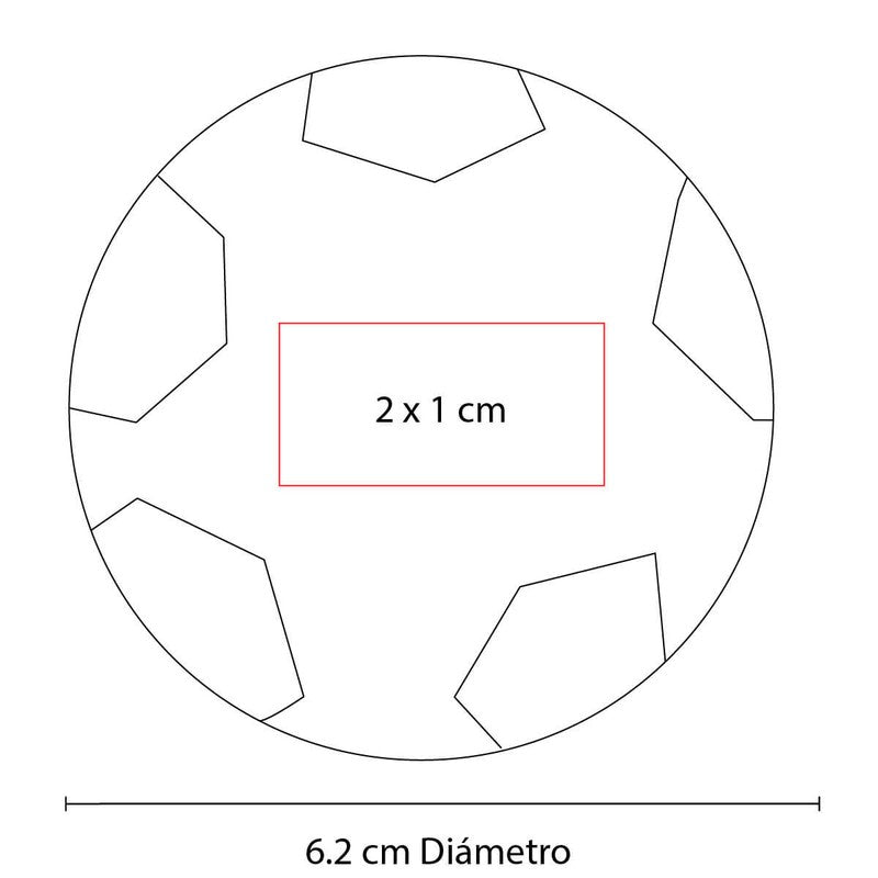 Pelota anti-stress fútbol – artículo promocional personalizado en Monterrey | PROMOTIENDA
