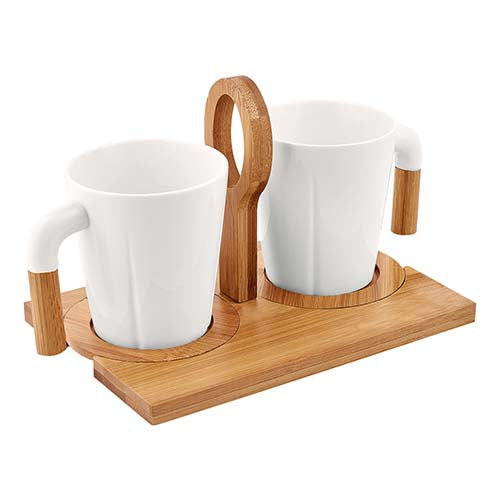 SET DE TAZAS IWAO - BLANCO  - img 1