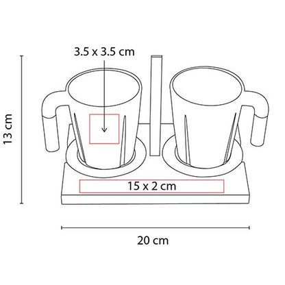 SET DE TAZAS IWAO