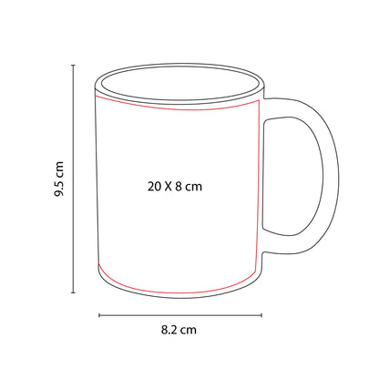 TAZA PARA SUBLIMAR PANAJI - Imagen Vectorial