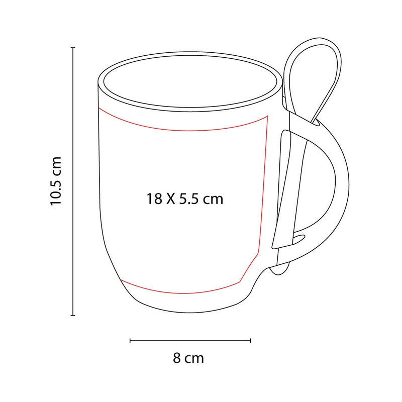 Taza para sublimar margao – artículo promocional personalizado en Monterrey | PROMOTIENDA
