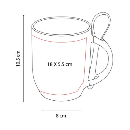 Taza para sublimar margao – artículo promocional personalizado en Monterrey | PROMOTIENDA