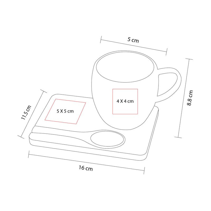 Set de taza tisana – artículo promocional personalizado en Monterrey | PROMOTIENDA