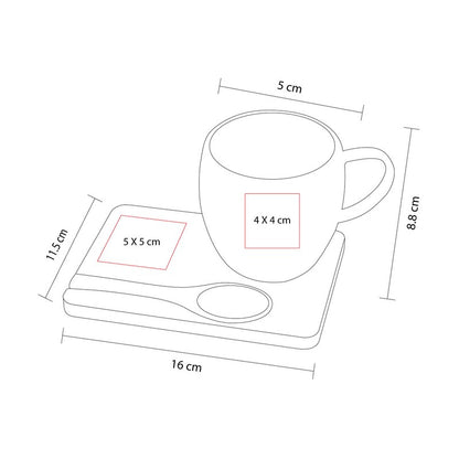 Set de taza tisana – artículo promocional personalizado en Monterrey | PROMOTIENDA