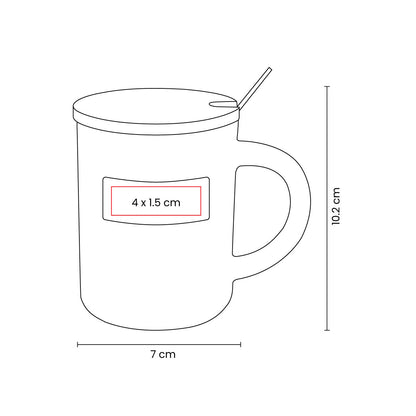 TAZA BAMBUSA - Imagen Vectorial