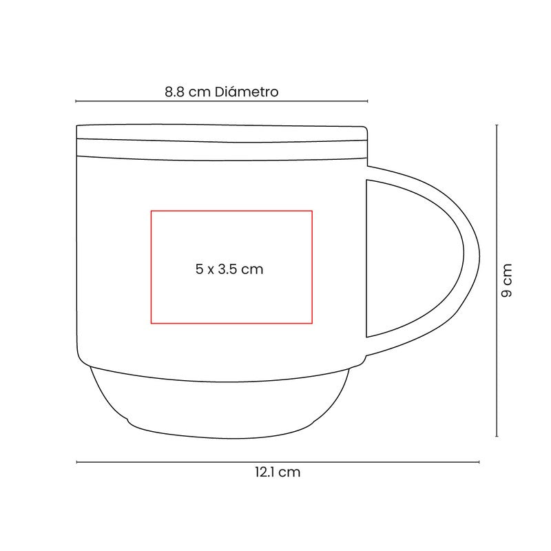 Taza kuldur – artículo promocional personalizado en Monterrey | PROMOTIENDA