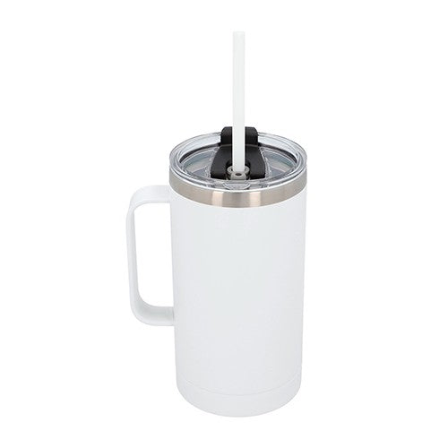 TERMO CON POPOTE EVANTS - BLANCO  - img 1