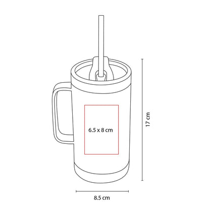 TERMO CON POPOTE EVANTS - Imagen Vectorial