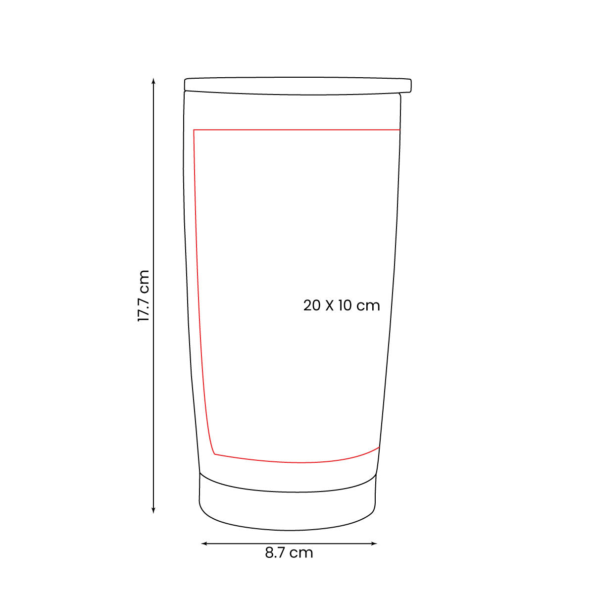 TERMO PARA SUBLIMAR HEALY - Imagen Vectorial