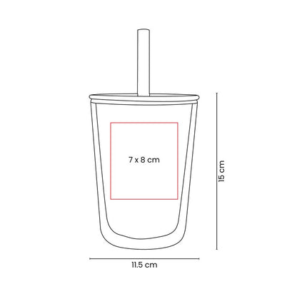 Vaso elissa – artículo promocional personalizado en Monterrey | PROMOTIENDA