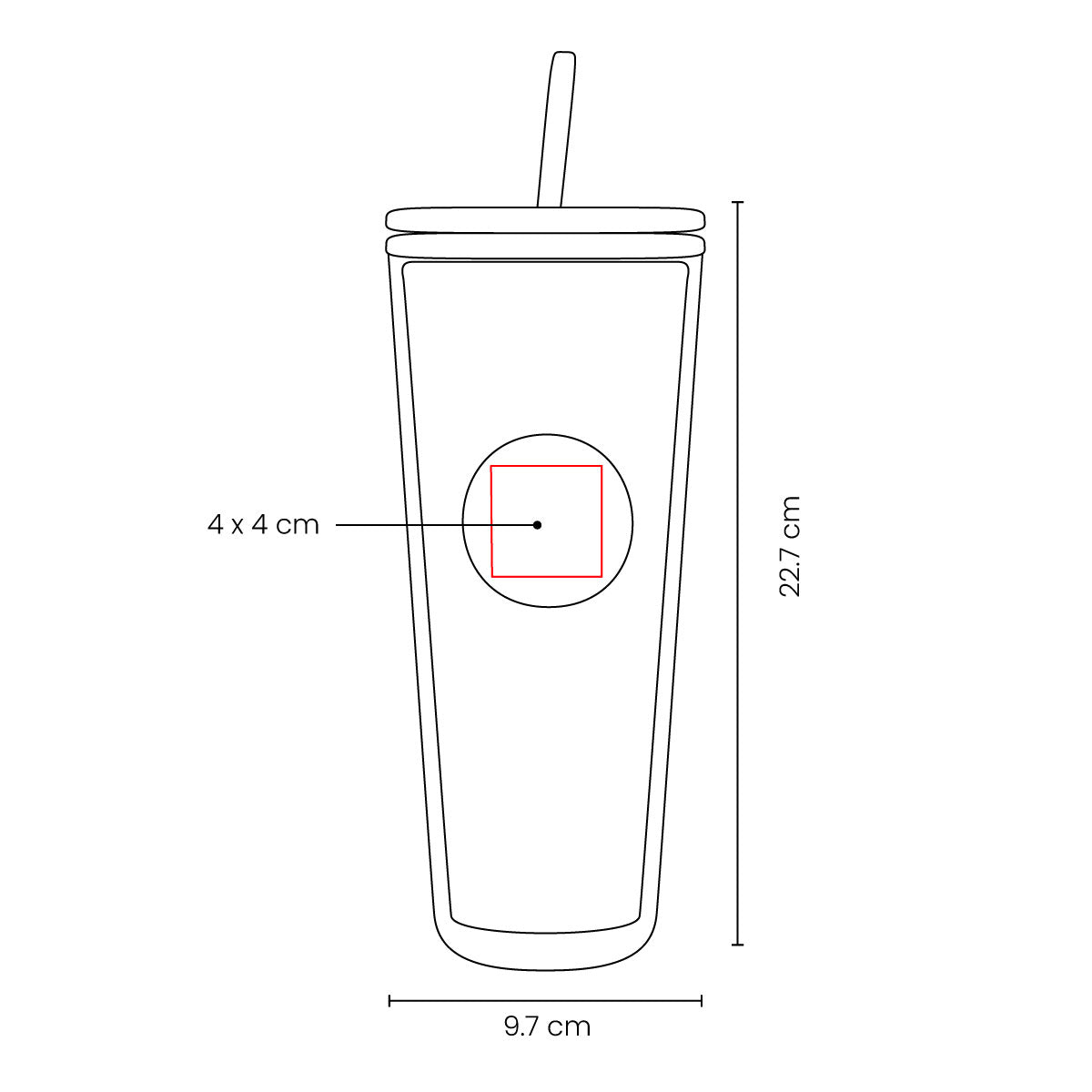 VASO VIIVA - Imagen Vectorial