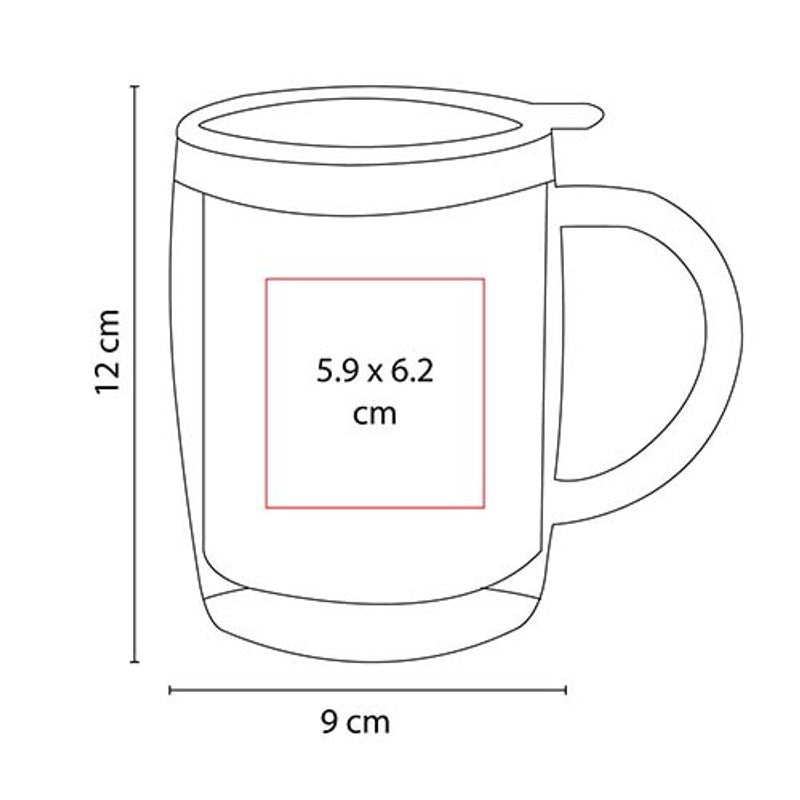 Taza térmica burgos – artículo promocional personalizado en Monterrey | PROMOTIENDA