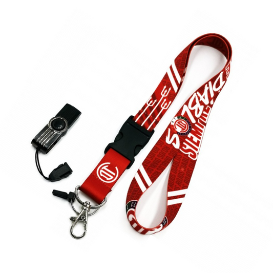 Badge holder with USB clip
