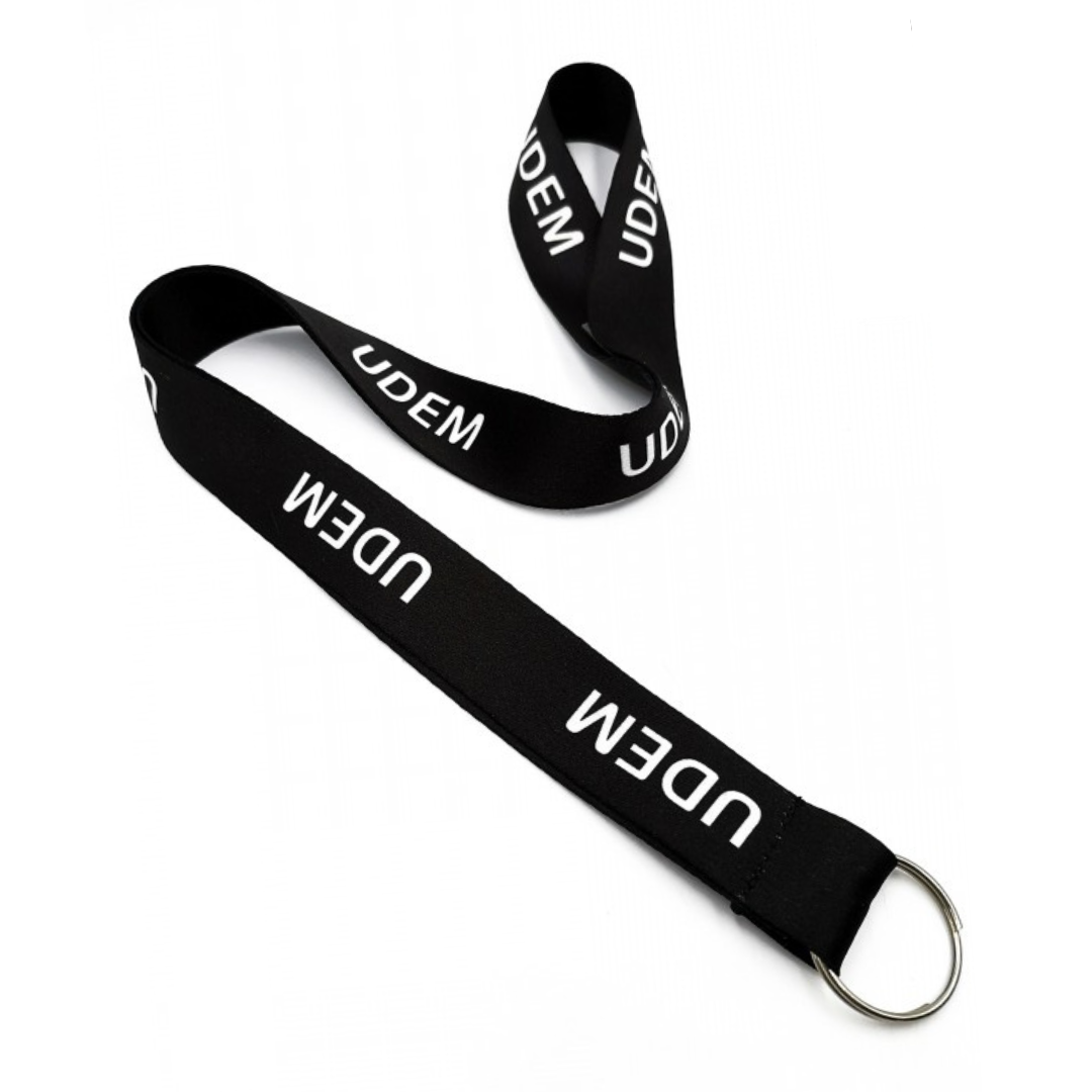 Badge holder with nickel-plated ring