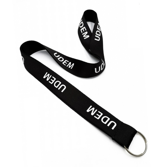 Badge holder with nickel-plated ring